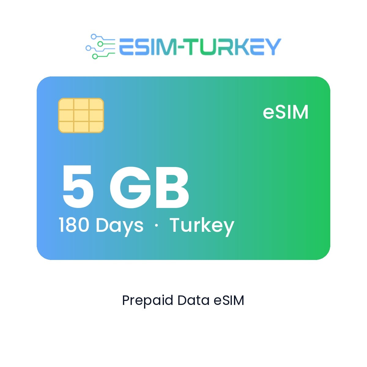 Turkey eSIM 5 GB - 180 Days